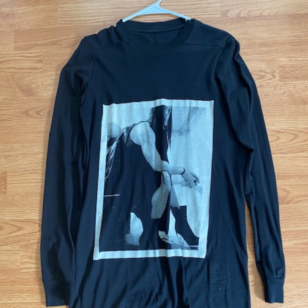 Rick Owens DRSHDW Longline Long Sleeve T-shirt Size XS/S